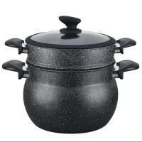 3tlg. CousCous Topf Set Kuskus / Dampfgarer Agadir 6 Liter induktionsgeeignet *kostenloser Versand