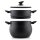 3tlg. CousCous Topf Set Kuskus / Dampfgarer Agadir 6 Liter induktionsgeeignet *kostenloser Versand