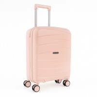 3-teilig Koffer-Set Hartschale hochwertig PP leicht S - M - L Rosé I Smoke Blue I Schwarz DUBAI-PP5009