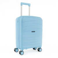 3-teilig Koffer-Set Hartschale hochwertig PP leicht S - M - L Rosé I Smoke Blue I Schwarz DUBAI-PP5009