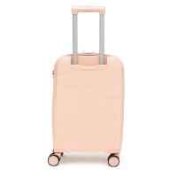 3-teilig Koffer-Set Hartschale hochwertig PP leicht S - M - L Rosé I Smoke Blue I Schwarz DUBAI-PP5009