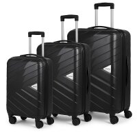 3-teilig Koffer-Set Hartschale aus hochwertig PP leicht S...