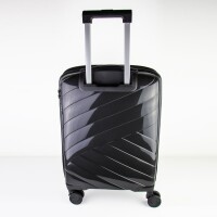 3-teilig Koffer-Set Hartschale aus hochwertig PP leicht S - M - L  Schwarz I Champagne I Smoke Blue PARIS-PP5013