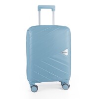 3-teilig Koffer-Set Hartschale aus hochwertig PP leicht S - M - L  Schwarz I Champagne I Smoke Blue PARIS-PP5013