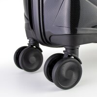 3-teilig Reisekoffer Trolley Koffer-Set Hartschale leicht S - M - L  Schwarz I Champagne I Smoke Blue PARIS-PP5013