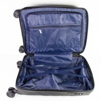 3-teilig Reisekoffer Trolley Koffer-Set Hartschale leicht S - M - L  Schwarz I Champagne I Smoke Blue PARIS-PP5013