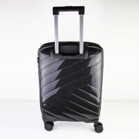 3-teilig Reisekoffer Trolley Koffer-Set Hartschale leicht S - M - L  Schwarz I Champagne I Smoke Blue PARIS-PP5013