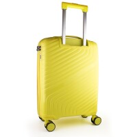 3-teilig Koffer-Set Hartschale aus hochwertig PP leicht S - M - L Gelb I Sand I Schwarz RIO PP5006