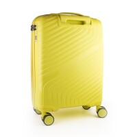 3-teilig Koffer-Set Hartschale aus hochwertig PP leicht S - M - L Gelb I Sand I Schwarz RIO PP5006