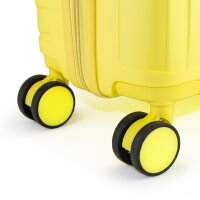 Reisekoffer Set Koffer Hartschale Trolley TSA Kofferset S - M - L Gelb I Sand I Schwarz RIO PP5006