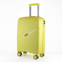 Reisekoffer Set Koffer Hartschale Trolley TSA Kofferset S - M - L Gelb I Sand I Schwarz RIO PP5006