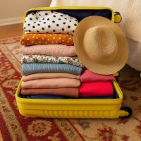 Reisekoffer Set Koffer Hartschale Trolley TSA Kofferset S - M - L Gelb I Sand I Schwarz RIO PP5006