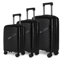 Reisekoffer Set Koffer Hartschale Trolley TSA Kofferset S - M - L Gelb I Sand I Schwarz RIO PP5006
