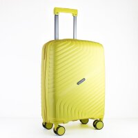 Reisekoffer Set Koffer Hartschale Trolley TSA Kofferset S - M - L Gelb I Sand I Schwarz RIO PP5006
