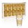 6 oder 12 Teegläser, Atay, Cay Orientalische Tee Glas Set Najma Gold Multi