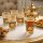 6 oder 12 Teegläser, Atay, Cay Orientalische Tee Glas Set Najma Gold Multi