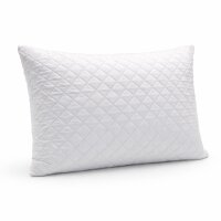 Kopfkissen 50x70cm weiß Druckentlastender viskoelastischer Schaumstoff Memory Foam Pillow Waschbar für Allergiker