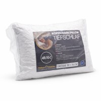 2-Kissen Kopfkissen 50x70cm weiß Memory Foam Pillow 2-Kissen