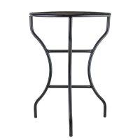 Mediterraner Mosaiktisch Garten Balkon Tisch Rund Ø 60 cm Khatem Blau