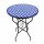 Mediterraner Mosaiktisch Garten Balkon Tisch Rund Ø 60 cm Khatem Blau