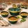 Edles Suppen- & Servierset „Royal Green“ Keramik 2Liter Haira Soup Bowl Çorba Suppenterrine