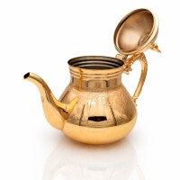 MarokkanischeTeekanne Agadir 0,8l, 1,2l, 1,6l Rosé-Gold / Silber Induktion geeignet