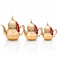 Marokkanische Teekanne Agadir 0,8l, Rosé-Gold -800ml