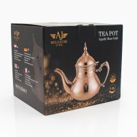 Marokkanische Teekanne Agadir Rosé-Gold 1,6L