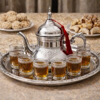 MarokkanischeTeekanne Agadir -Silber-1,2L