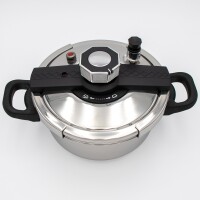 Schnellkochtopf INOX Stainless Steel Pressure Cooker 3 Größen alle Herdarten
