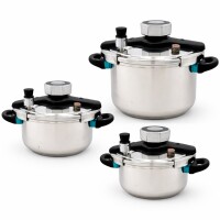 8 Liter Schnellkochtopf INOX Stainless Steel Pressure Cooker