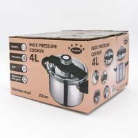 8 Liter Schnellkochtopf INOX Stainless Steel Pressure Cooker