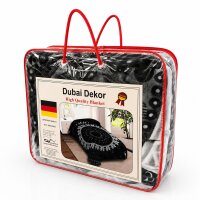 Decken verschiedene Farben und Muster