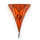 Orientalische Leder-Wandlampe "Najat" Orange