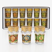 12 Teegläser Set Oriental