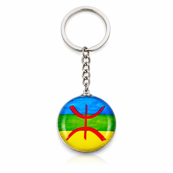 Orientalischer Schlüsselanhänger Edelstahl "Berber"