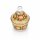 Glas Snackschale -Gold-Multi – Höhe 15 cm  Ø 10,5 cm