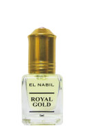 1x EL NABIL Royal Gold 5 ml Misk Musk Musc Moschus Parfümöl für Herren und Damen