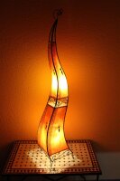 Orientalische Stehlampe "Henna" 150 cm Leder...