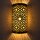Wandleuchte Lampe Messing Marokkanische Wandlampe Fes