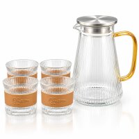 Karaffe & Glas-Set | 1600 ml Karaffe & 4...