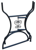 Marokkanische Mosaikkonsole halbrund Grün-Natur Klein