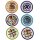 6er-Set Mediterrane Dip-Schale