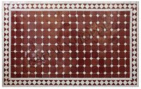 Mediterraner Mosaiktisch Bordeaux 100 x 60 cm