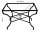Mediterraner Mosaiktisch Bordeaux 100 x 60 cm