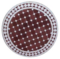 Orientalischer Balkon Garten Esstisch Mosaiktisch Rund...