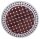 Orientalischer Balkon Garten Esstisch Mosaiktisch Rund Ø 60 cm Bordeaux