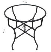 Mediterraner Mosaiktisch Rund Ø 80 cm "Fleur" Grün