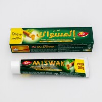 6er Pack+1Gratis MUSC EL NABIL -Fluoridfrei Natur Siwak, Original Orientalische Dabur Miswak Zahncreme 154g (100 ml)