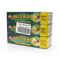 6er Pack+1Gratis MUSC EL NABIL -Fluoridfrei Natur Siwak, Original Orientalische Dabur Miswak Zahncreme 154g (100 ml)